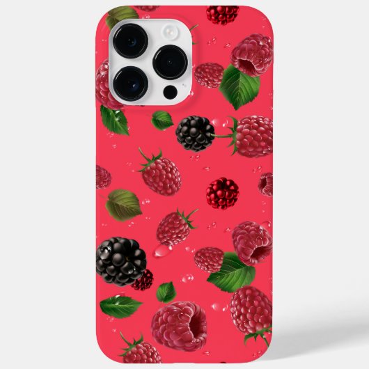 Frambospatroon Case-Mate iPhone Case (Achterkant)