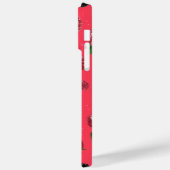 Frambospatroon Case-Mate iPhone Case (Achterkant / Links)