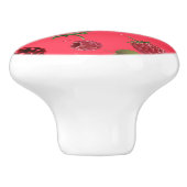 Frambospatroon Keramische Knop (Zijkant)