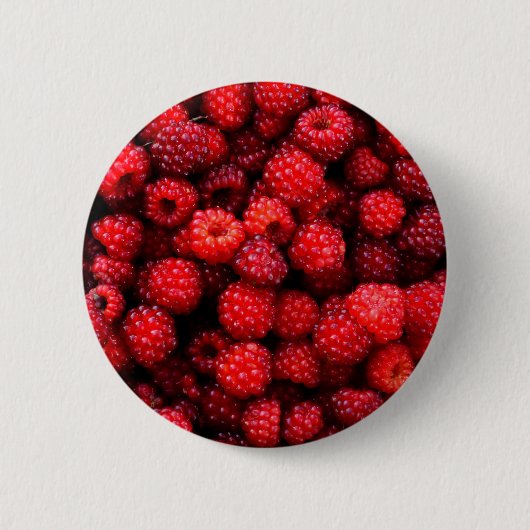Frambozen 2 ronde button 5,7 cm (Voorkant)