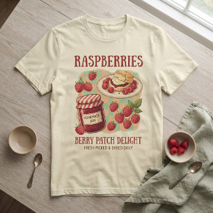 Frambozen Berry Patch Delight Cottagecore Vers T-shirt