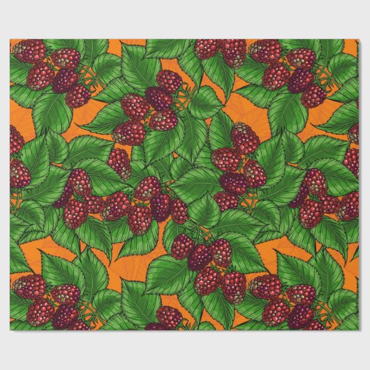 Frambozen Cadeaupapier (Vlak)