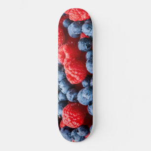 Frambozen en bosbessen skateboard
