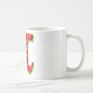 Frambozen en pi-symbool koffiemok