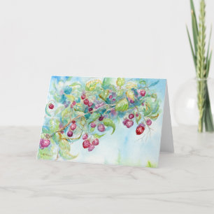 Frambozen II Blank Notecard Bedankkaart