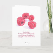 Frambozen Kaart (Achterkant)