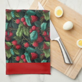 Frambozen keukenhanddoek (Quarter Fold)