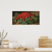 Frambozen - Lilly Martin Spencer Fine Art Poster (Keuken)