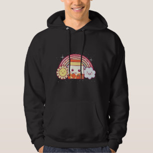 Frambozen Milk Shake Kawaii Anime Regenboog Milksh Hoodie