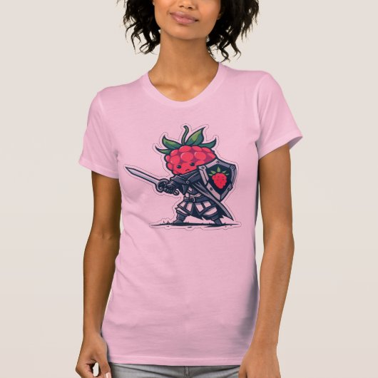 Frambozen Ridder T-shirt (Voorkant)