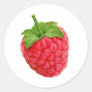 Frambozen Ronde Sticker