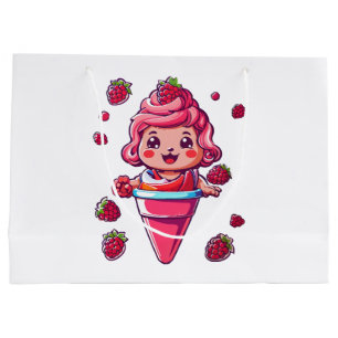 Frambozen sorbet Kawaii Groot Cadeauzakje
