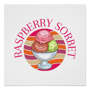 Frambozen Sorbet Perfect Poster