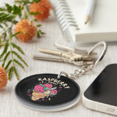 Frambozen Sorbet Sleutelhanger (Voorkant Rechts)