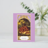 Frambozen - Vintage AD 1874 Briefkaart (Staand voorkant)