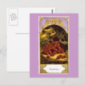 Frambozen - Vintage AD 1874 Briefkaart (Voorkant / Achterkant)