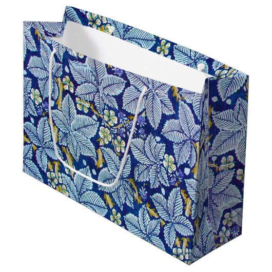 Frambozenboom, William Morris Large Gift Bag Groot Cadeauzakje (Voorkant Gekanteld)