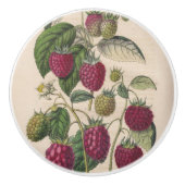  frambozenfruit keramische knop (Voorkant)