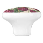  frambozenfruit keramische knop (Zijkant)