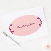 Frambozenjam bewaart label en sticker (Envelop)