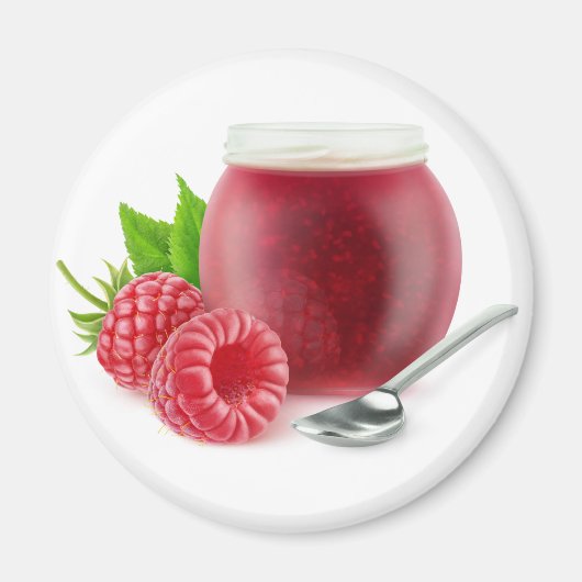 Frambozenjam Magneet (Voorkant)