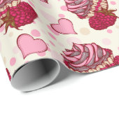 Frambozenkoekjes Cadeaupapier (Rol Hoek)