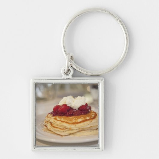 Frambozenpannenkoeken Sleutelhanger (Voorkant)