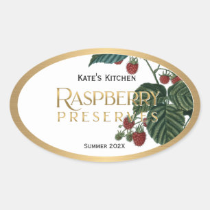 Frambozenreserves Jelly Label 