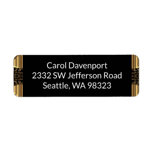 Frambroise Elegant Black Beauty Etiket (Voorkant)