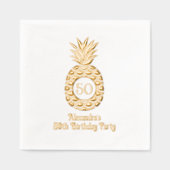 Frame d'Anniversaire à ananas tropical (Recto)