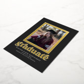 Frame d'huile sur la Faire-part de graduation d'ar (Rotation)