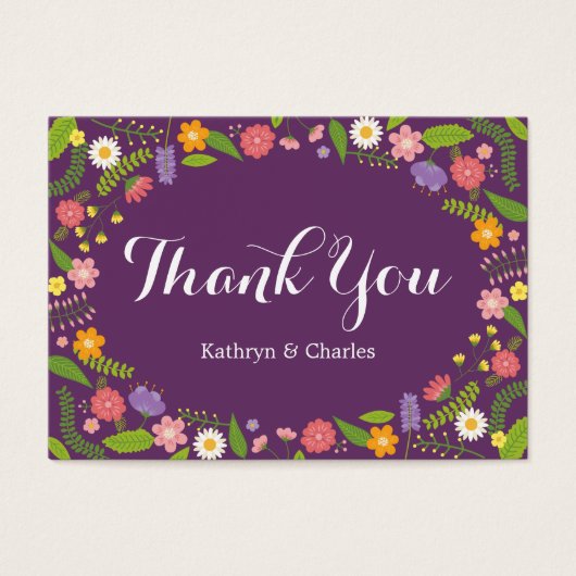 Frame Florale en fleurs Mariage rustique du jardin (Devant)