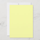 Frame Jaune - Faire-part de mariage (Dos)