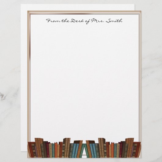 Framed Books Letterhead (Voorkant / Achterkant)