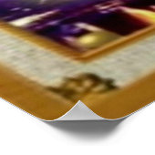 Framed Eiffeltoren Poster (Hoek)