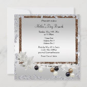 Framed Elegance Moederdag Brunch Kaart (Achterkant)