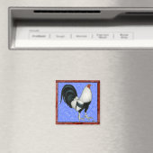 Framed Gamecock Magneet (Insitu (Vaatwasser))