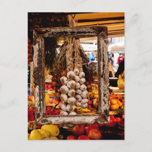 Framed Garlic at a Market Briefkaart (Voorkant)