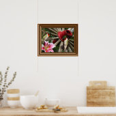 "Framed" Hummingvogels Poster (Keuken)