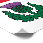 Framed print with Flag of Montreal, Canada (Hoek)