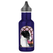 Framed Whippet Waterfles (Links)