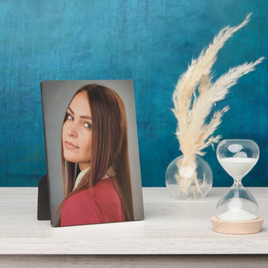 Frameless Custom Photo Tabletop Easel Back Fotoplaat (Zijkant)