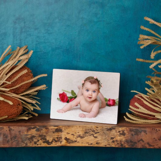 Frameless Custom Photo Tabletop Easel Back Fotoplaat (Zijkant)