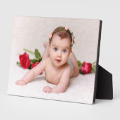 Frameless Custom Photo Tabletop Easel Back Fotoplaat (Zijkant)