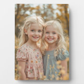 Frameless Custom Photo Tabletop Easel Back Plaque (Devant)
