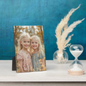 Frameless Custom Photo Tabletop Easel Back Plaque (Côté)