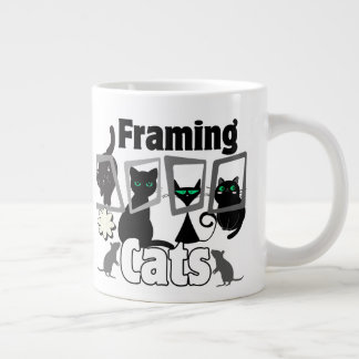 Framing Cats.w Extra Grote Beker