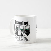 Framing Cats.w Koffiemok (Voorkant links)