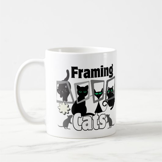 Framing Cats.w Koffiemok (Links)