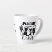 Framing Cats.w Latte Mok (Rechterhoek)